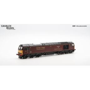 Cavalex CM-60022-DCRCL OO Gauge Class 60 60022 'Ingleborough' DCRail Midland Red