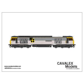 Cavalex Models CM-60061-TGC OO Gauge Class 60 60061 'Alexander Graham Bell' BR Railfreight Coal Sector