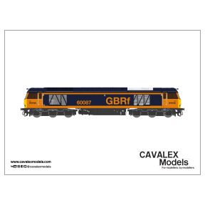 Cavalex Models CM-60087-GBRF OO Gauge Class 60 60087 GBRf