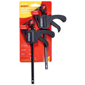 Am Tech D0930 Pack Of 2 100mm Ratchet Speed Clamp