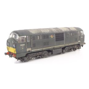 Dapol D1000F-SH OO Gauge Class 22 D6331 BR Green Weathered DCC Sound Fitted