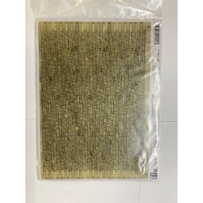 Superquick D12 OO Gauge Grey Rubble Walling Building Paper (x6)