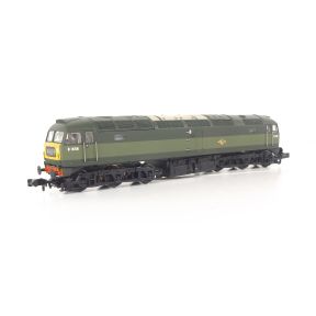 Graham Farish D1658-SH N Gauge Class 47 D1658 BR Green Small Yellow Panels DCC Sound Fitted Renumbered