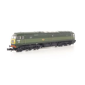Graham Farish D1698-SH  N Gauge Class 47 D1698 BR Green Small Yellow Panels DCC Sound Fitted Renumbered