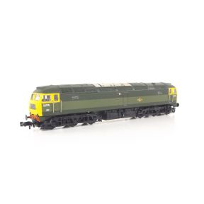 Graham Farish D1710-SH N Gauge Class 47 D1710 BR Green Full Yellow Ends DCC Sound Fitted Renumbered