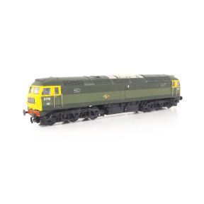 Graham Farish D1710-SH N Gauge Class 47 D1710 BR Green Full Yellow Ends DCC Sound Fitted Renumbered