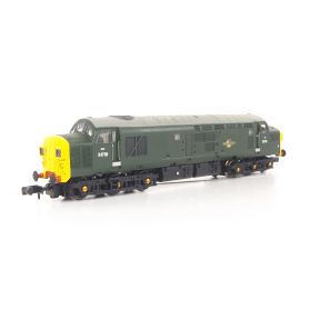 Graham Farish D6750-SH N Gauge Class 37 D6750 Green Full Yellow Ends DCC Sound Fitted Repainted And Renumbered