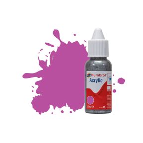 Humbrol DB0058 No.58 Magenta Matt 14ml Acrylic Paint Dropper Bottle