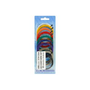 DCC Concepts DCW-32SET Eleven Colours Of Decoder Wire 6 Metres Of Each