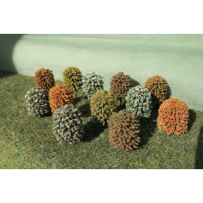 K&M Trees DX100 18mm Tall Deciduous Trees Various Colours Pack Of 12