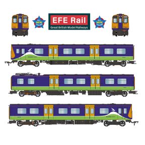 EFE Rail E81006 OO Gauge Class 313 3 Car EMU 313114 Silverlink Metro
