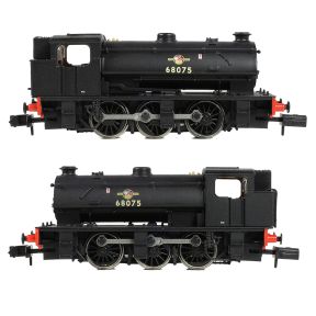 EFE Rail E85501 N Gauge WD Austerity J94 Saddle Tank 68075 BR Black Late Crest