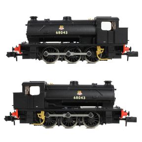 EFE Rail E85502 N Gauge WD Austerity J94 Saddle Tank 68043 BR Black Early Emblem