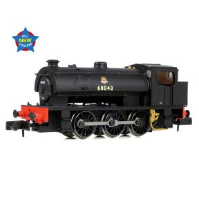 EFE Rail E85502 N Gauge WD Austerity J94 Saddle Tank 68043 BR Black Early Emblem