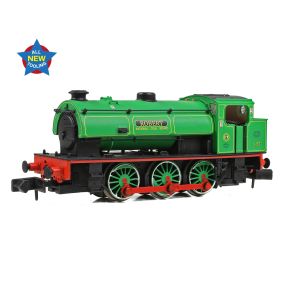 EFE Rail E85510 N Gauge WD Austerity Saddle Tank No. 7 'Robert' National Coal Board Lined Green