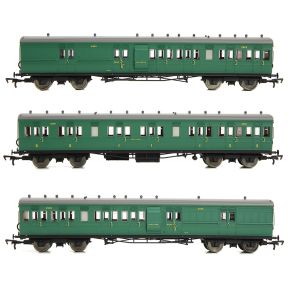EFE Rail E86013 OO Gauge LSWR Cross Country 3 Coach Pack SR Malachite Green