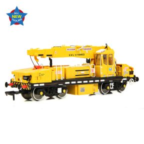 EFE Rail E87048 OO Gauge Plasser 12 Ton YOB Diesel Hydraulic Crane DRP81513 Departmental Yellow