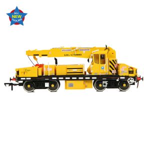 EFE Rail E87048 OO Gauge Plasser 12 Ton YOB Diesel Hydraulic Crane DRP81513 Departmental Yellow