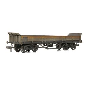 EFE Rail E87121 BR YCV Turbot Bogie Ballast Wagon BR Engineers Grey & Yellow Weathered DB978152