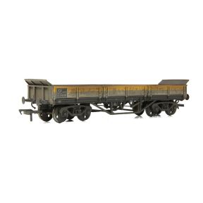 EFE Rail E87122 BR YCV Turbot Bogie Ballast Wagon BR Engineers Grey & Yellow Weathered DB978308