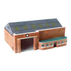 EFE E99660 OO Gauge Art Deco Style Bus Garage & Bus