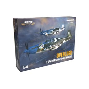 Eduard 11181 Overlord D-Day Mustangs Dual Combo P51B Mustangs Plastic Kit