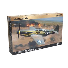 Eduard 82108 North American P-51B/C Mustang With Dorsal Fin Plastic Kit
