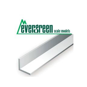Evergreen Plastic Right Angle - Various sizes to choose