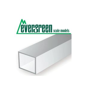 Evergreen Plastic Square Tube - Various sizes to choose