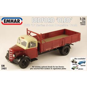 Emhar 2401 Bedford O Series LWB Dropside Truck Plastic Kit