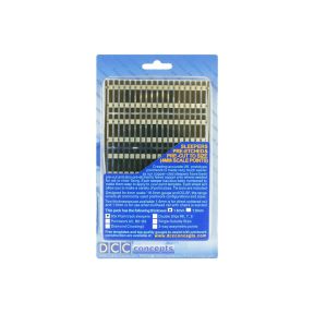 DCC Concepts ESP-TRACK1.6 OO Gauge Pre-Etched Sleepers 1.6mm Straight Track