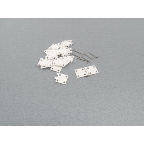 Flat Metal Pin Hinges - Large Pack Of 10