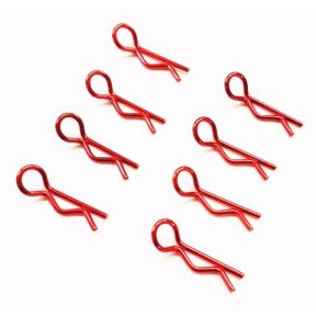 Metallic Red Small Body Clips