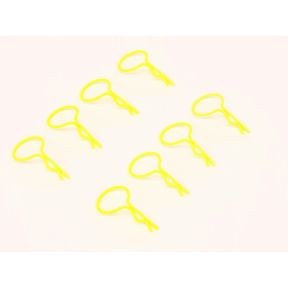 Fastrax FAST213FY Body Clips Flourescent Yellow Large