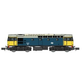 Gaugemaster GM2210604 N Gauge Class 33 33012 BR Blue With Yellow Wrap Around Cabs