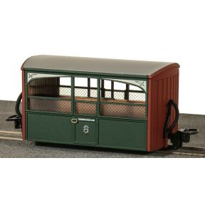 Peco GR-561 OO-9 Ffestiniog Bug Box Observation Coach No.1 Green & Red