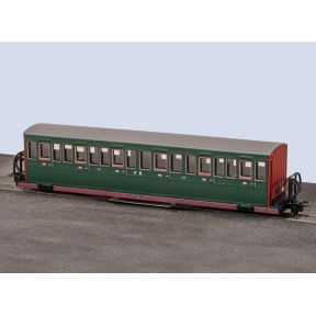Peco GR-603A OO-9 Ffestiniog Railway Bowsider Short Coach Colonel Stephens Livery No.17