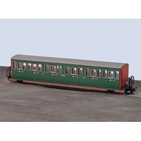 Peco GR-623A OO-9 Ffestiniog Railway Bowsider Long Coach Colonel Stephens Livery No.19