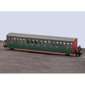 Peco GR-623B OO-9 Ffestiniog Railway Bowsider Long Coach Colonel Stephens Livery No.20