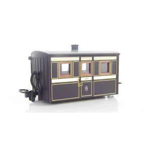 Peco GR-555A OO-9 Ffestiniog Bug Box 3rd Class Coach No.4 Purple & Brown