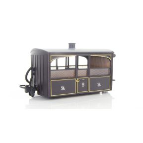 Peco GR-560 OO-9 Ffestiniog Bug Box Observation Coach No.1 Purple & Brown