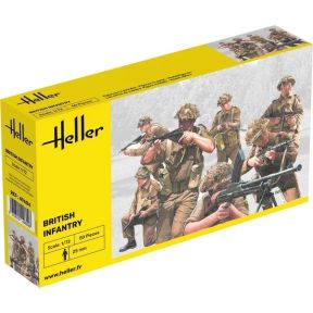 Heller 49604 World War 2 British Infantry Plastic Kit