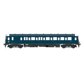 Heljan 1263 TT Gauge Class 122 Railcar W55008 BR Blue Small Yellow Panels And White Cab Roof Ends