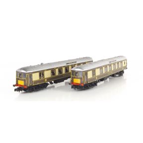 Arnold HNBB-SH N Gauge Brighton Belle Umber & Cream Small Yellow Panels 5 Car Train Pack