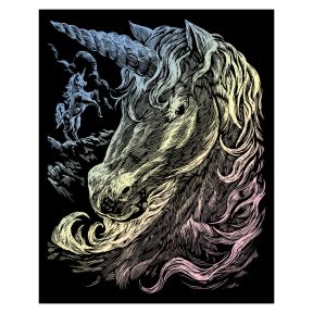 Royal & Langnickel HOLO11 Unicorns Engraving Art
