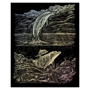 Royal And Langnickel HOLO18 Dolphin Cove Engraving Art