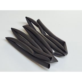 Heat Shrink Tube Black 1/4 inch 1m Long