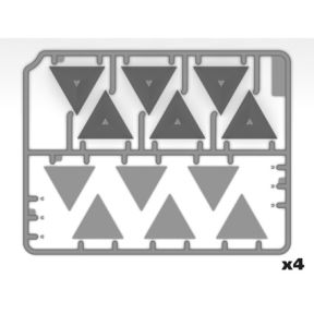 ICM 35746 Dragons Teeth Anti-Tank Obstacles Plastic Kit