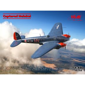 ICM 48268 Heinkel HE-111 H-20 Bomber Captured Version Plastic Kit