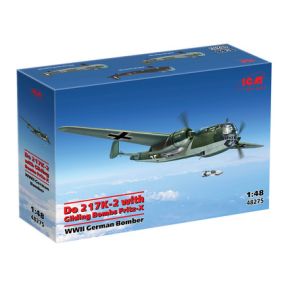 ICM 48275 Do 217K-2 with Gliding Bombs Fritz-X Plastic Kit